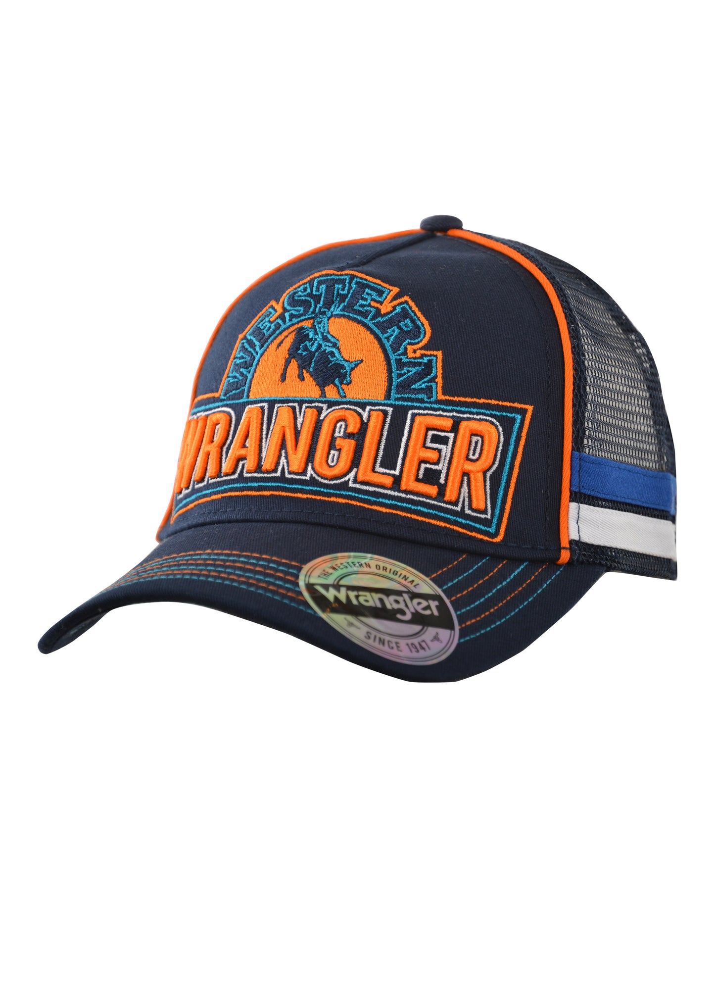 Wrangler Boys Matteo Navy Trucker Cap