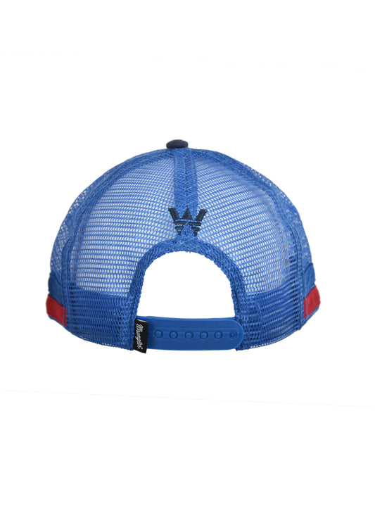 Wrangler Mens Hobart Trucker Cap - Royal Blue