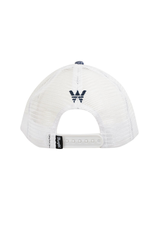 Wrangler Mens Nestor Trucker Cap - Navy Marle
