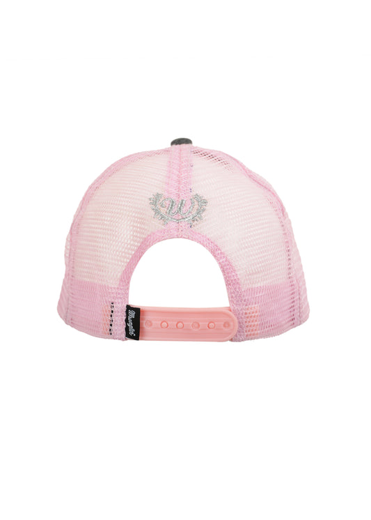 Wrangler Ladies Zoey Cap - Charcoal/Pink