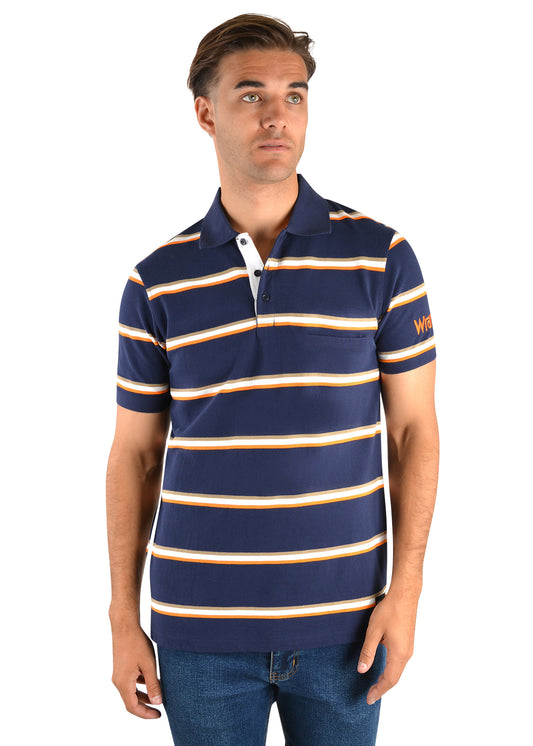 Wrangler Mens Victor 1-Pkt Polo - X2S1560831