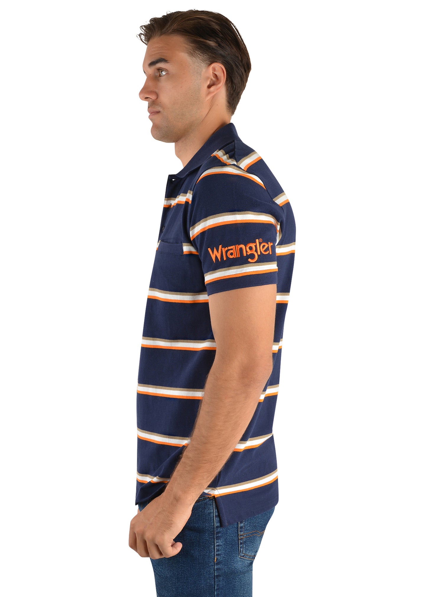 Wrangler Mens Victor 1-Pkt Polo - X2S1560831