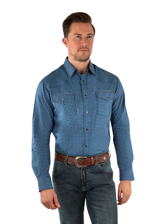 Wrangler USA Mens Patrick L/S Shirt - X3W1111906