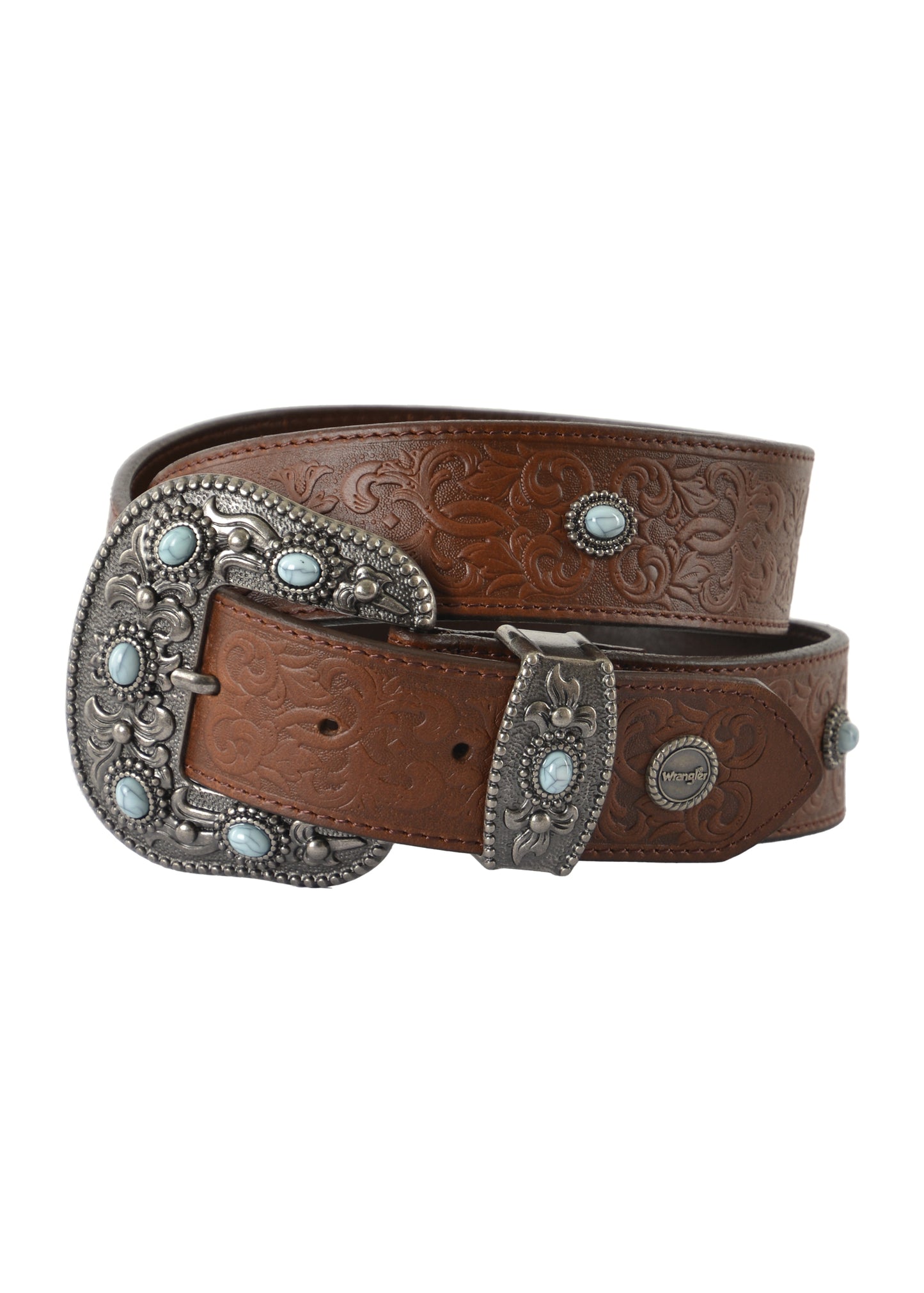 Wrangler USA Ladies Kiha Belt - Dark Tan