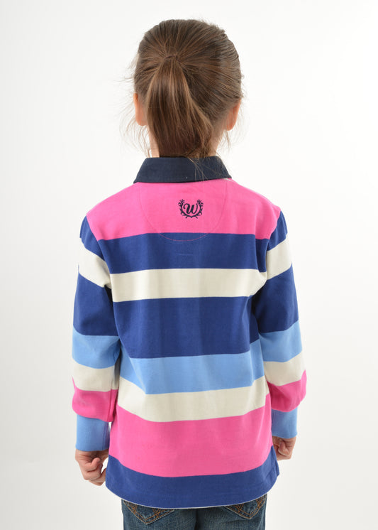 Wrangler USA Girls Mae Rugby - X3W5577942