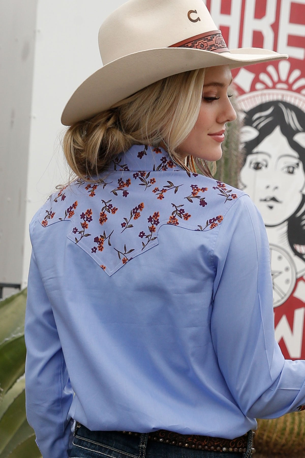 Cruel Denim Ladies Button Down Shirt - Lilac