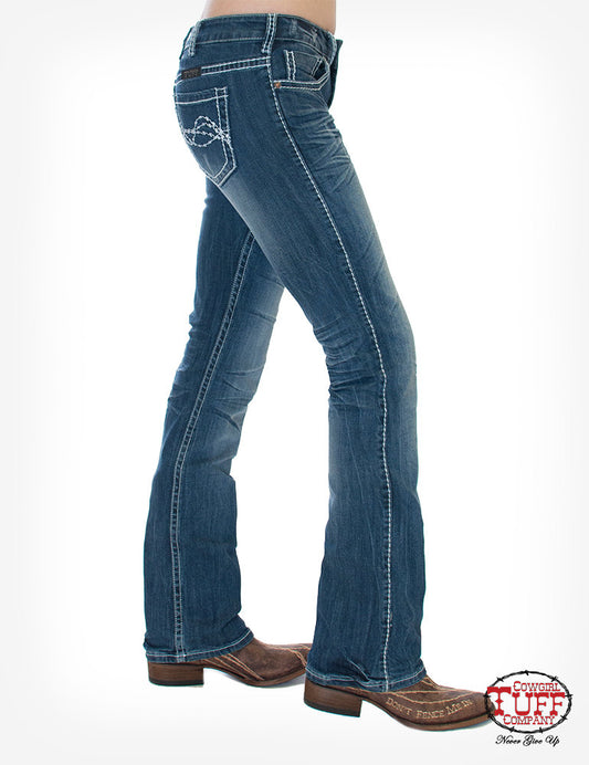 Cowgirl Tuff Ladies Edgy Jean