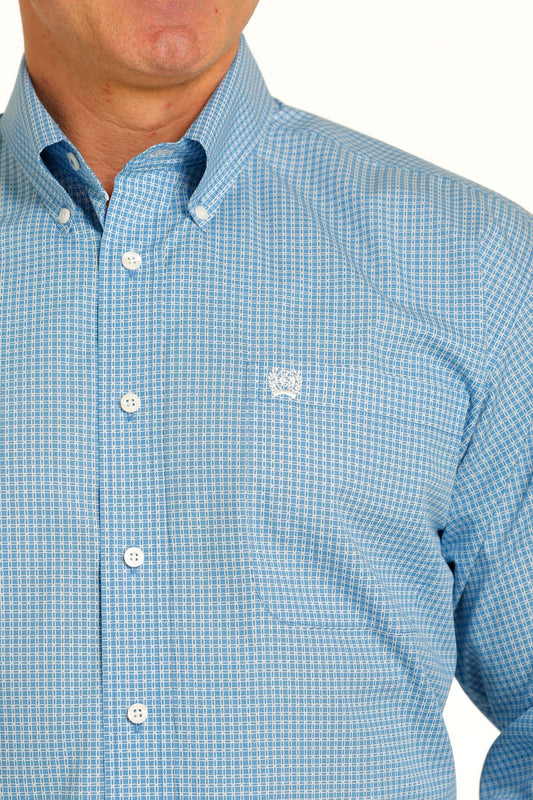 Cinch Mens Geometric Print L/S Shirt - MTW1105513
