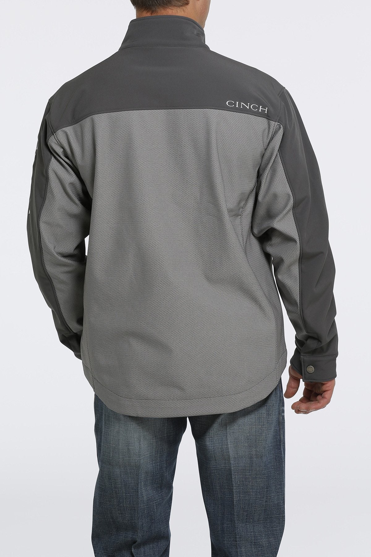 Cinch Mens Lined Bonded Grey Jacket - MWJ1565001