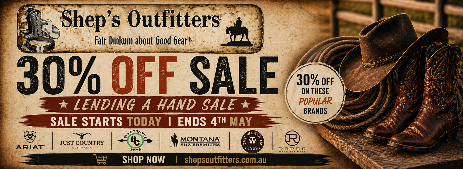 Sheps Outfitters Lending a Hand - 30% Off Sale