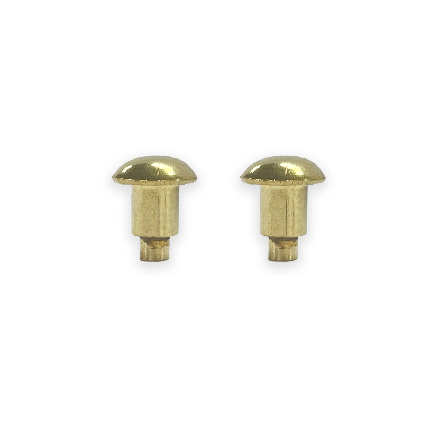Ezy Ride Spur Buttons (Pair) Brass - EZSBUTTONBRASS