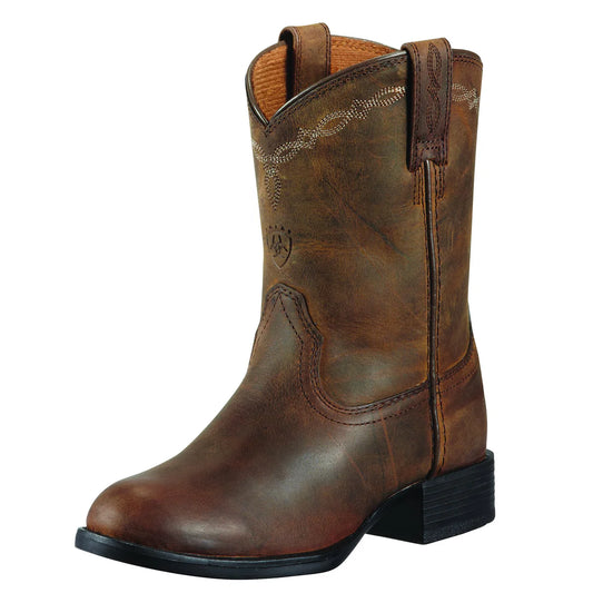 Ariat Kids Heritage Roper Boot - Brown