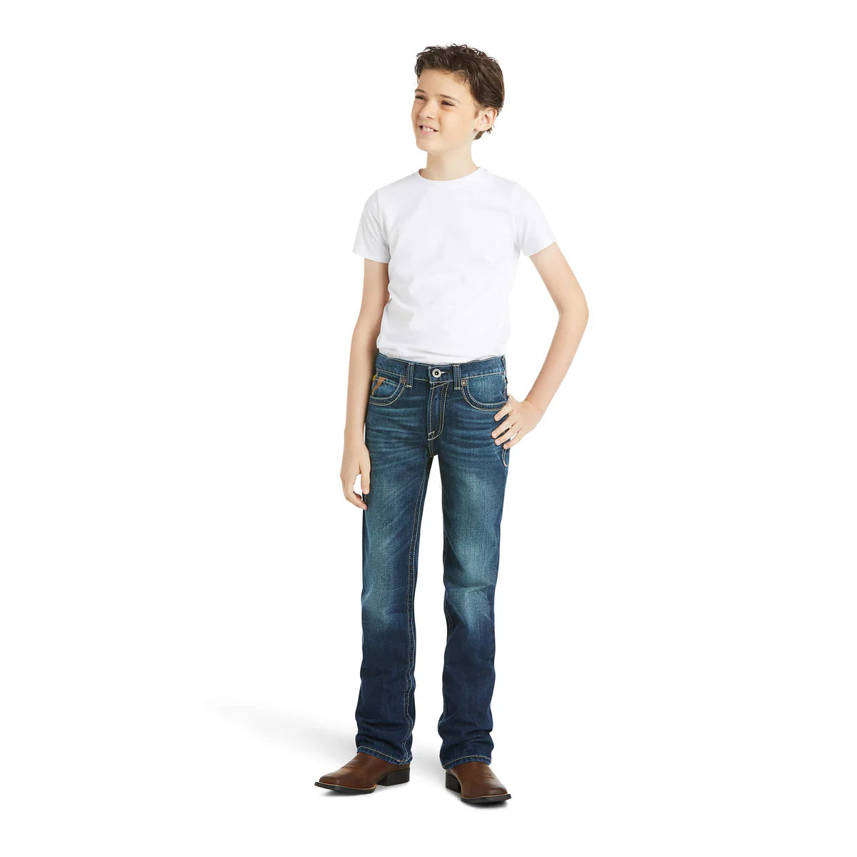 Ariat Boys B5 Slim Boundary Stackable Straight Leg Jean - 10018338