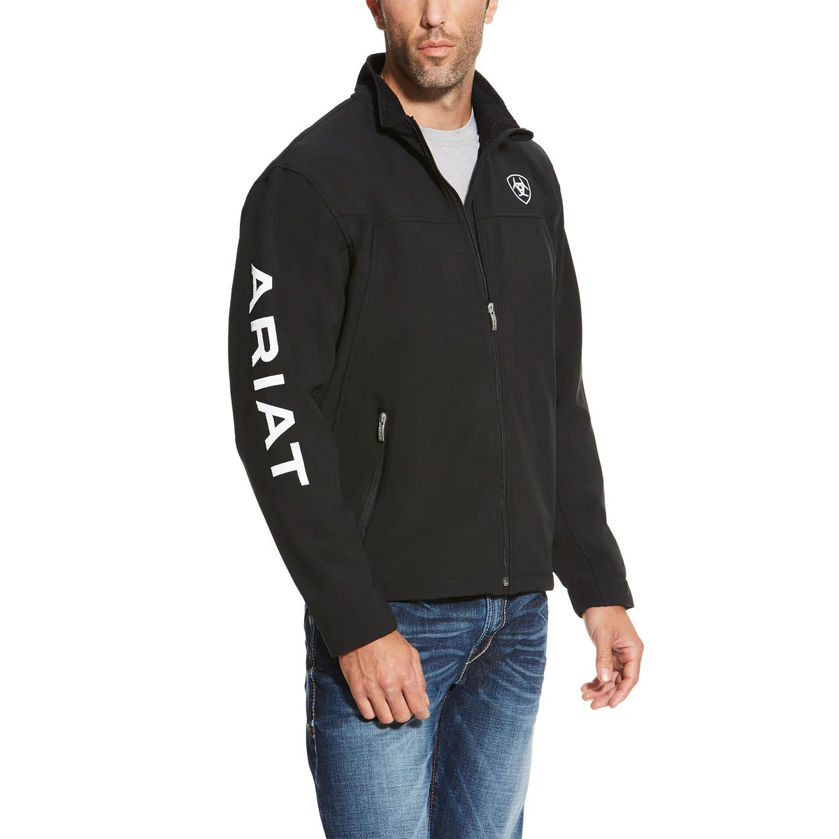 Ariat Mens New Team Softshell Black Jacket - 10019279