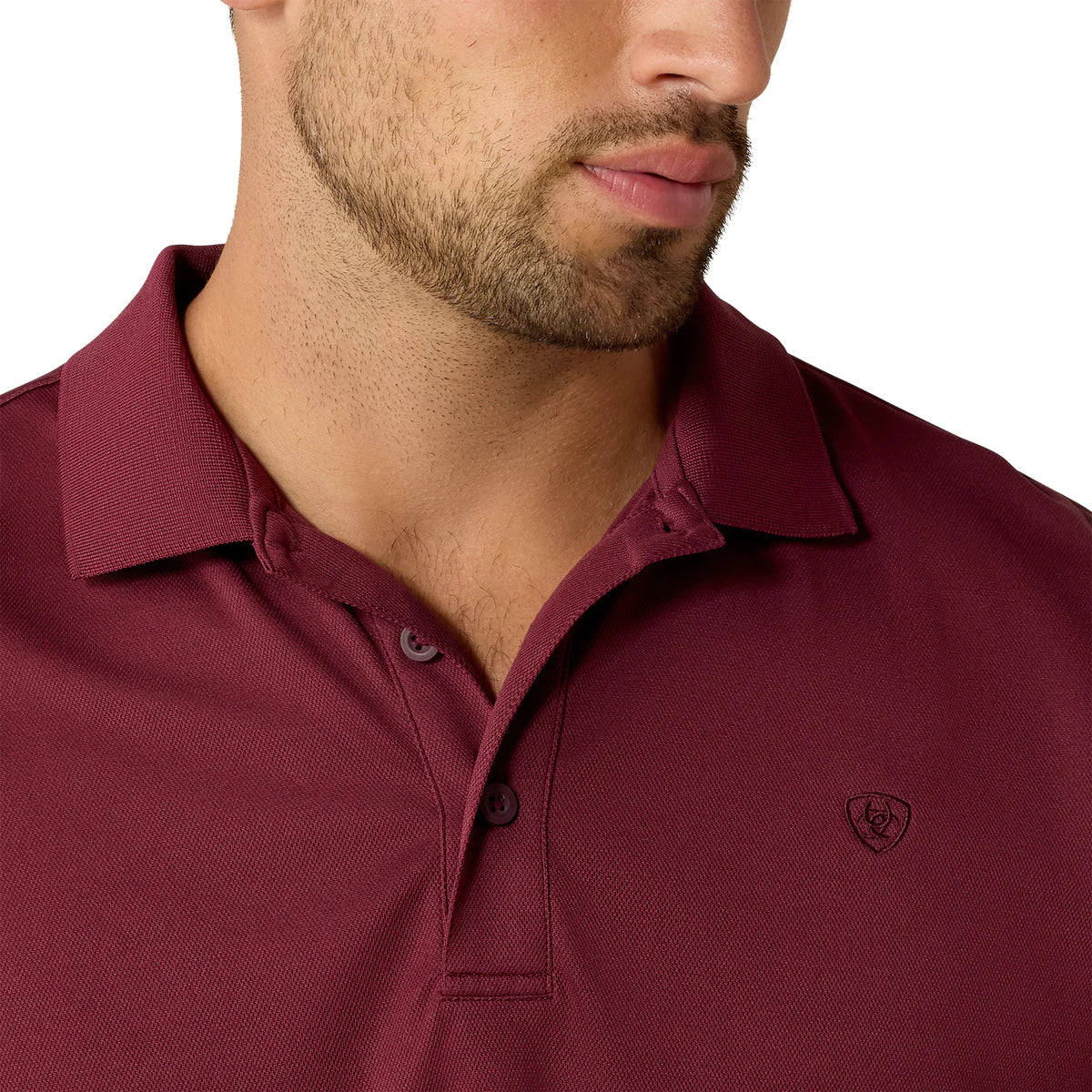 Ariat Mens TEK Polo - 10022856 - Maroon