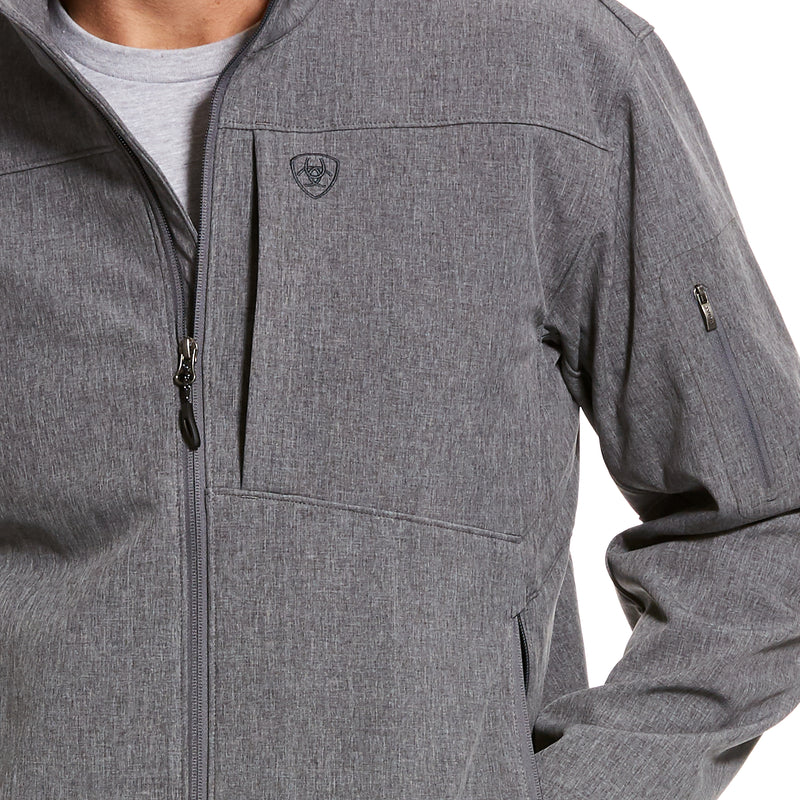 Ariat Mens Vernon Softshell Jacket - charcoal