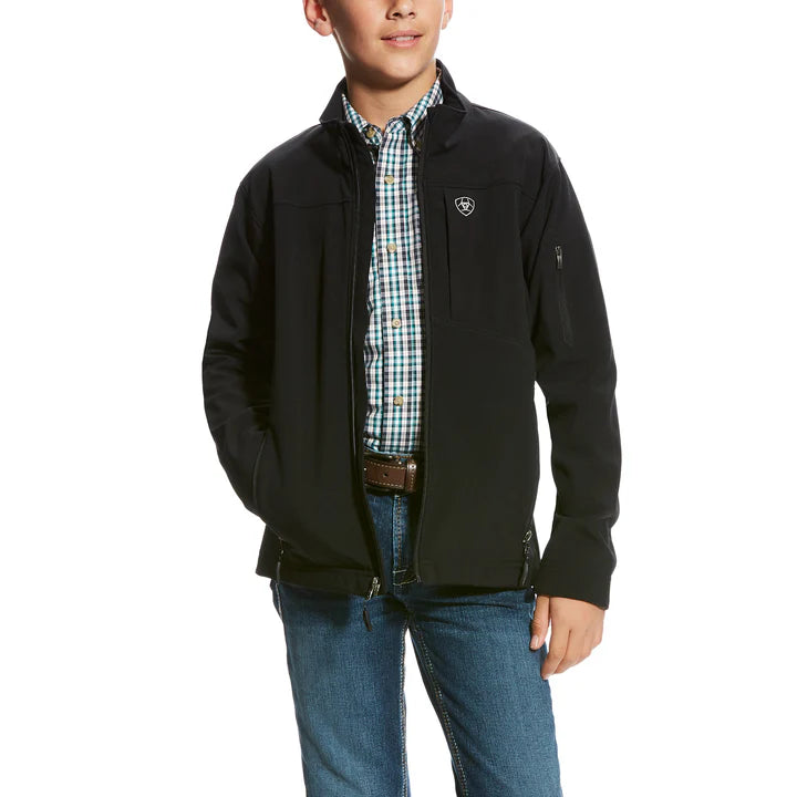 Ariat Boys Vernon Softshell Jacket - Black