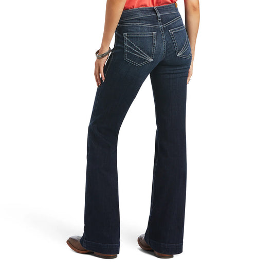 Ariat Ladies Aisha Perfect Rise Trouser Jean Wide Leg - 10040806