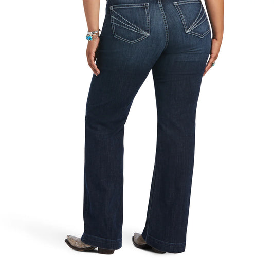 Ariat Ladies Aisha Perfect Rise Trouser Jean Wide Leg - 10040806