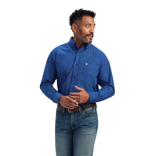 Ariat Mens Benedict Classic Fit Shirt - Blue
