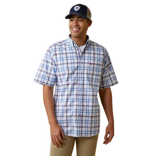 Ariat Mens Pro Series Jacoby Classic Fit S/S Shirt - White