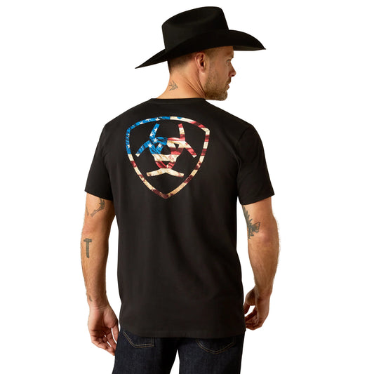 Ariat Mens Rugged American Shield S/S Tee - 10053993