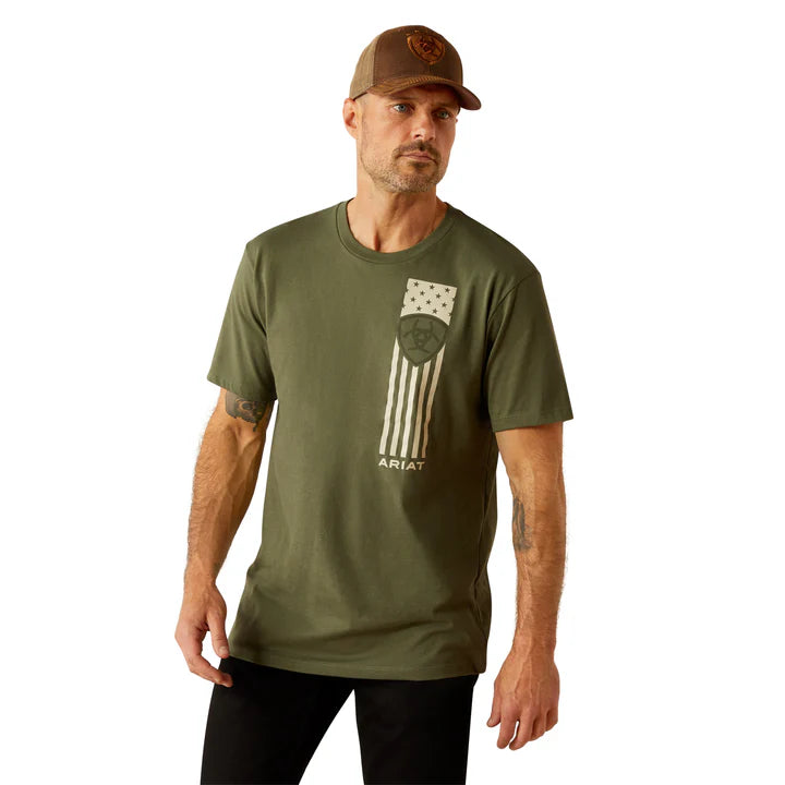 Ariat Mens Patriot Stripe S/S Tee - 10054833