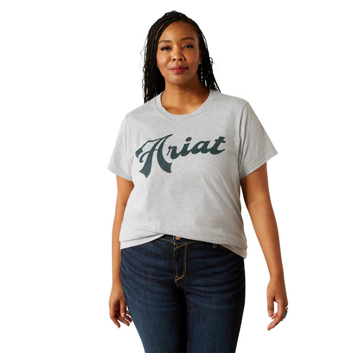 Ariat Ladies Old School Script S/S Tee - 10055165 – Sheps Outfitters