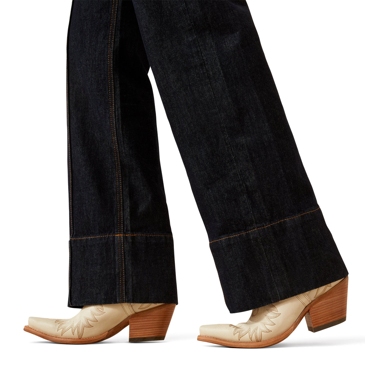 Ariat Ladies Ultra High Rise Tomboy Utility Wide Leg Jeans - 10061760