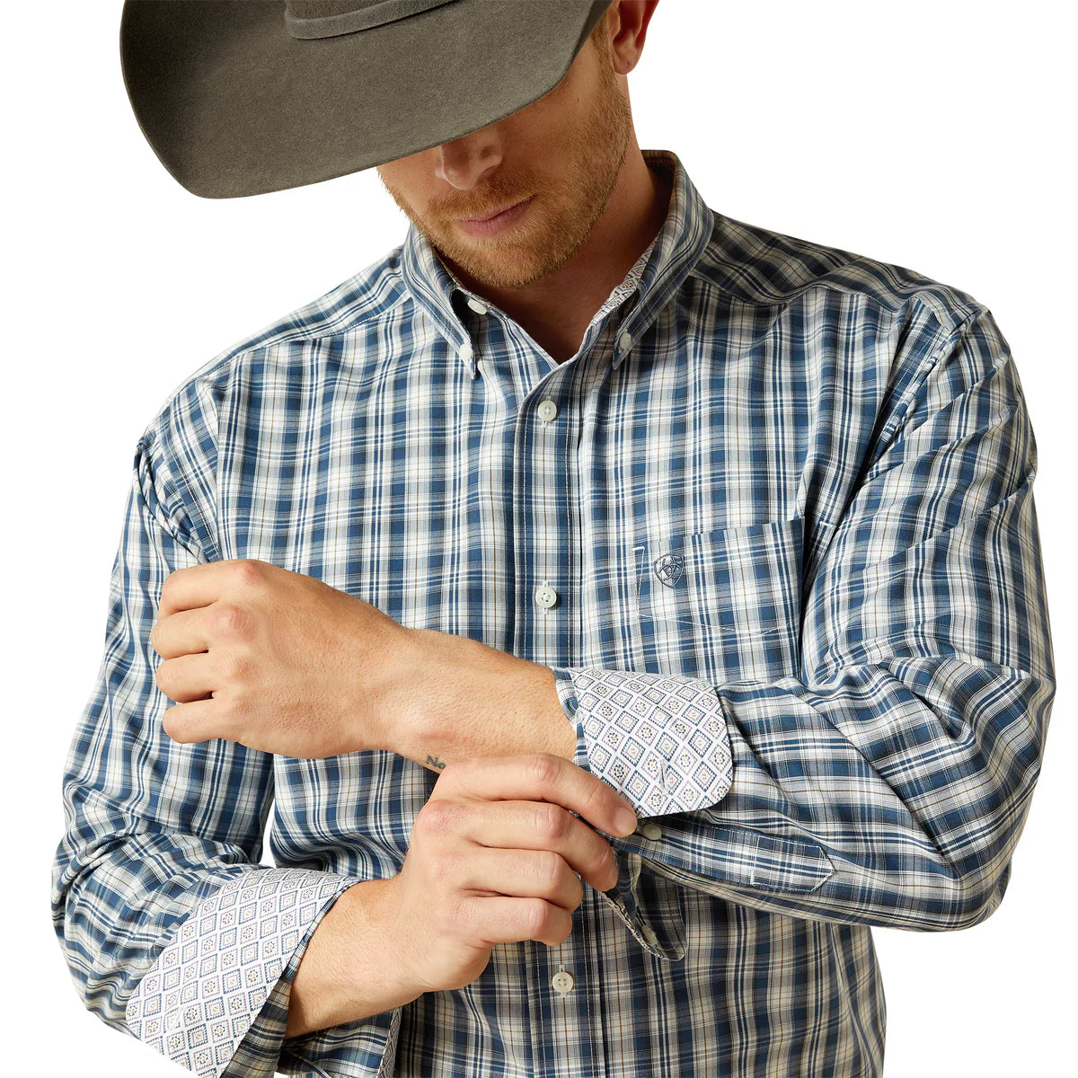 Ariat Mens Wrinkle Free Dargan Classic Fit L/S Shirt - 10062198