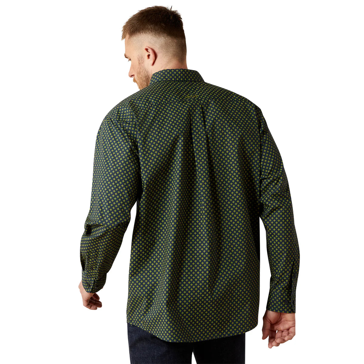 Ariat Mens Waylon Classic Fit L/S Shirt - Navy - 10065790