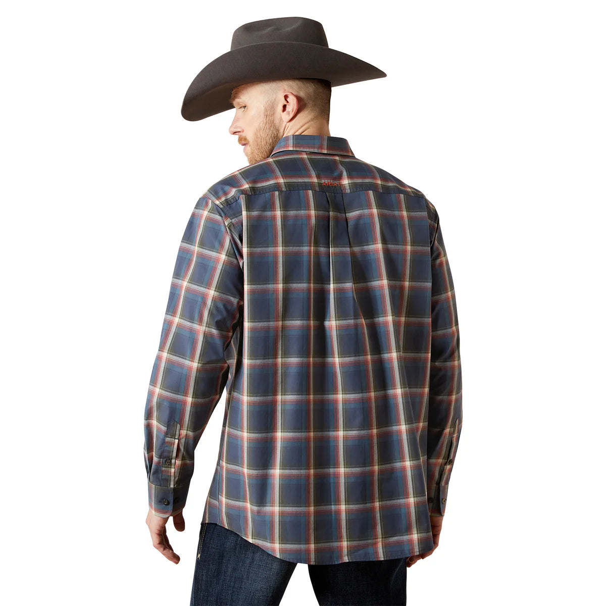 Ariat Mens Pro Series Ward L/S Shirt - Navy - 10065797