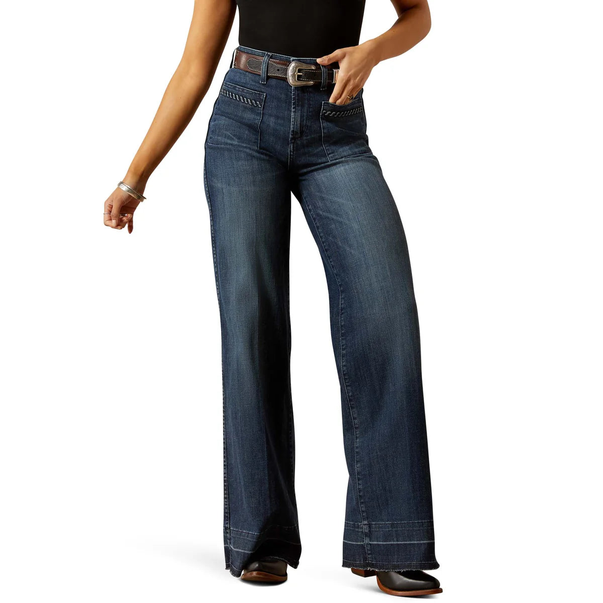 Ariat Ladies Ultra High Rise Jill Wide Leg Jean - 10065915