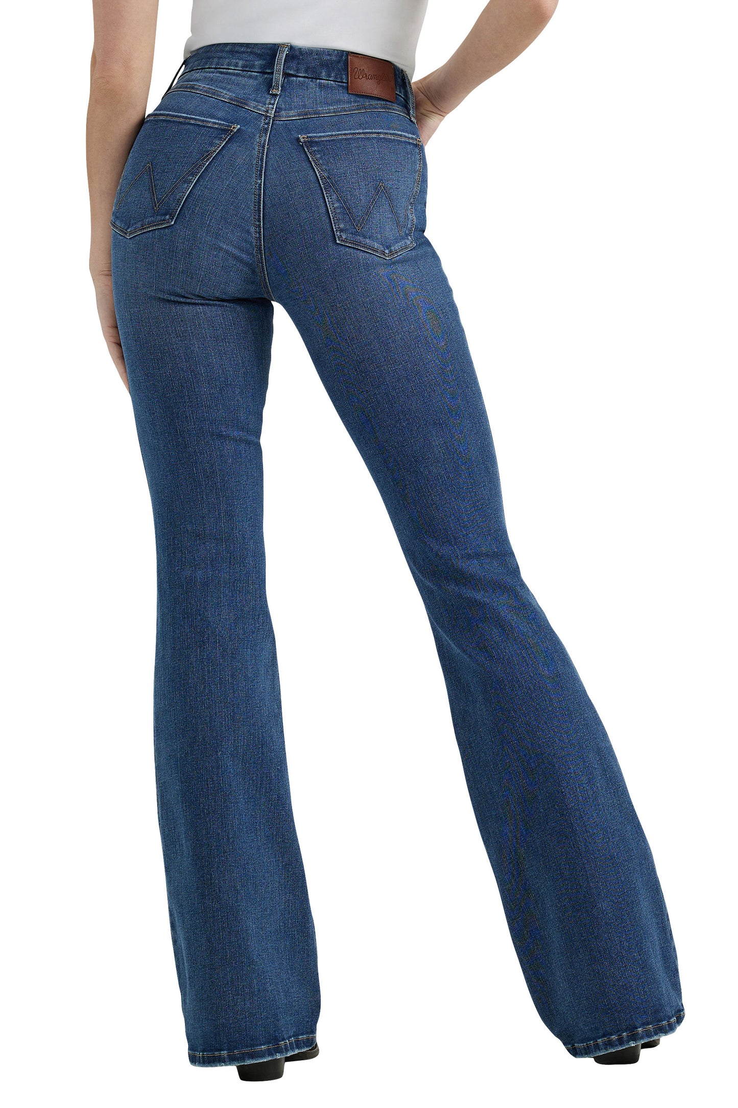 Wrangler Ladies Hi Rise Flare Jean - Lily - 112359281