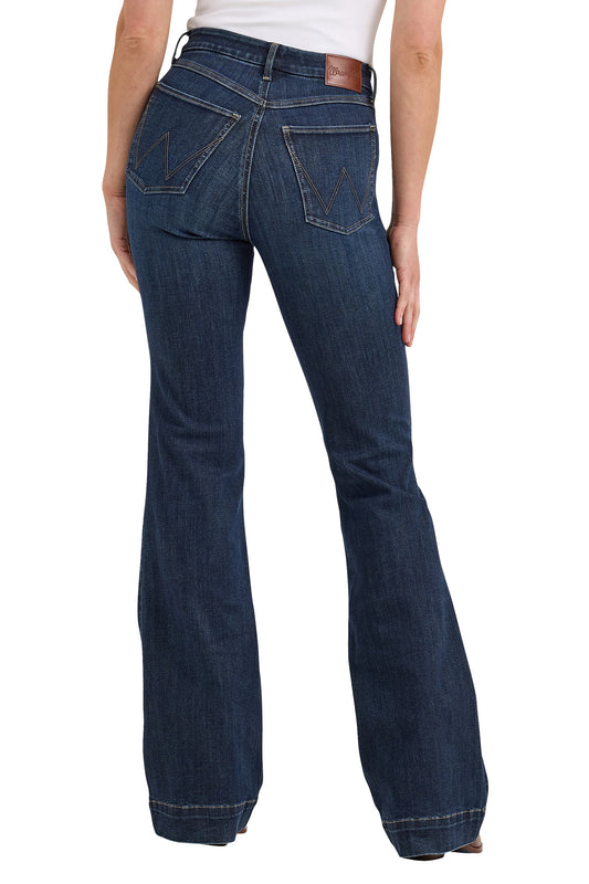 Wrangler Ladies Hi Rise Trouser Jean - Bespoke - 112367600