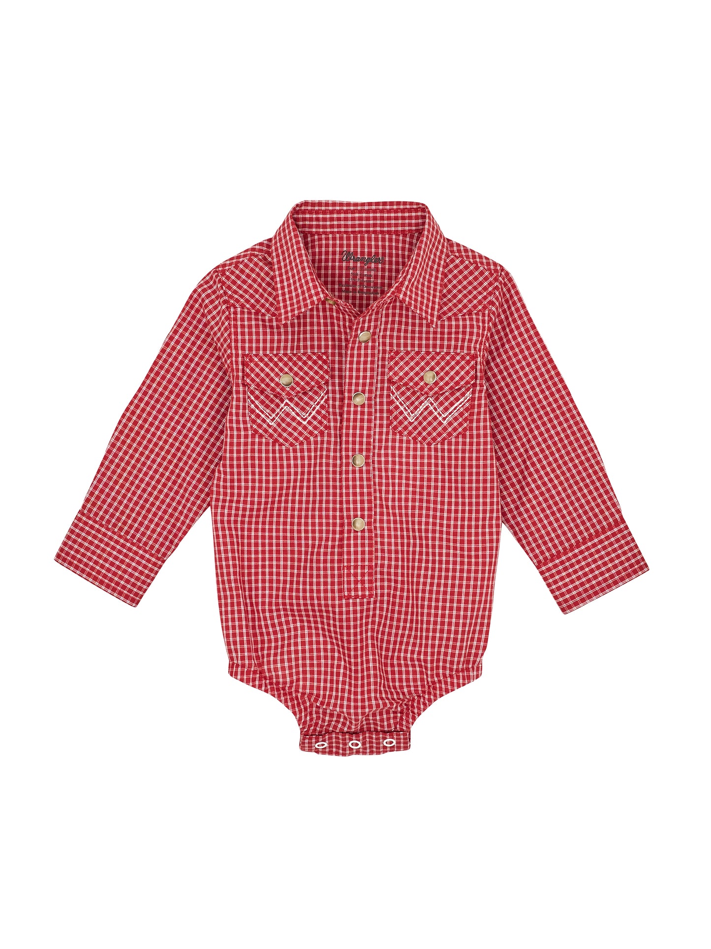 Wrangler USA Baby Western L/S Romper - 112367743