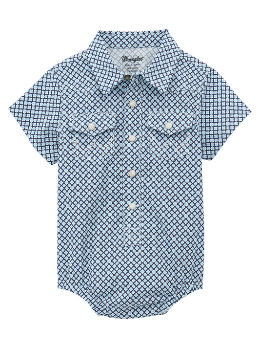 Wrangler USA Baby Boys Printed S/S Bodysuit - 112378884