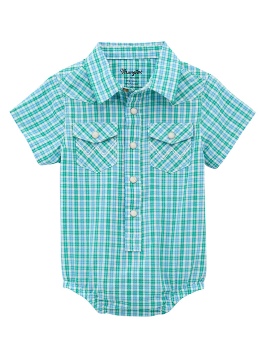 Wrangler USA Baby Boys Printed S/S Bodysuit - 112378885
