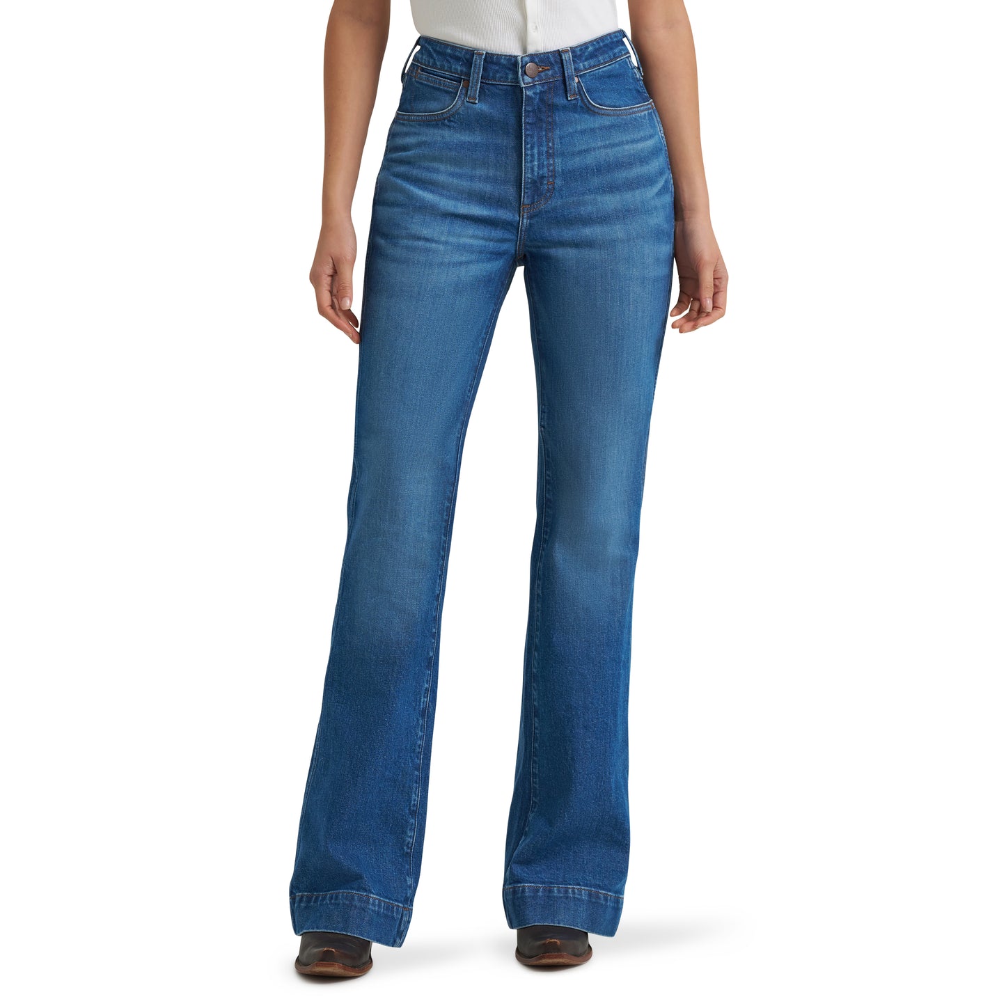 Wrangler USA Ladies High Rise Trouser - 112379395