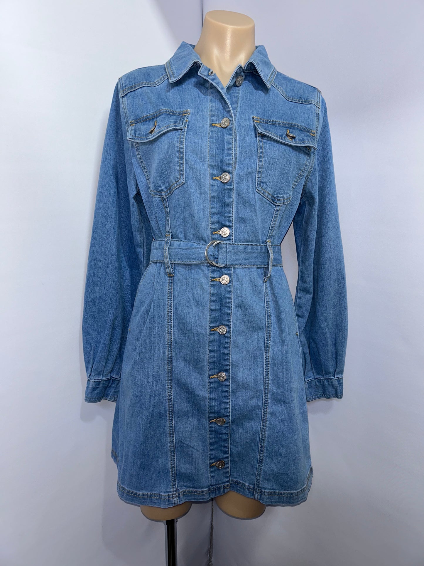 Spicy Sugar Ladies Denim Dress - LA1037SS
