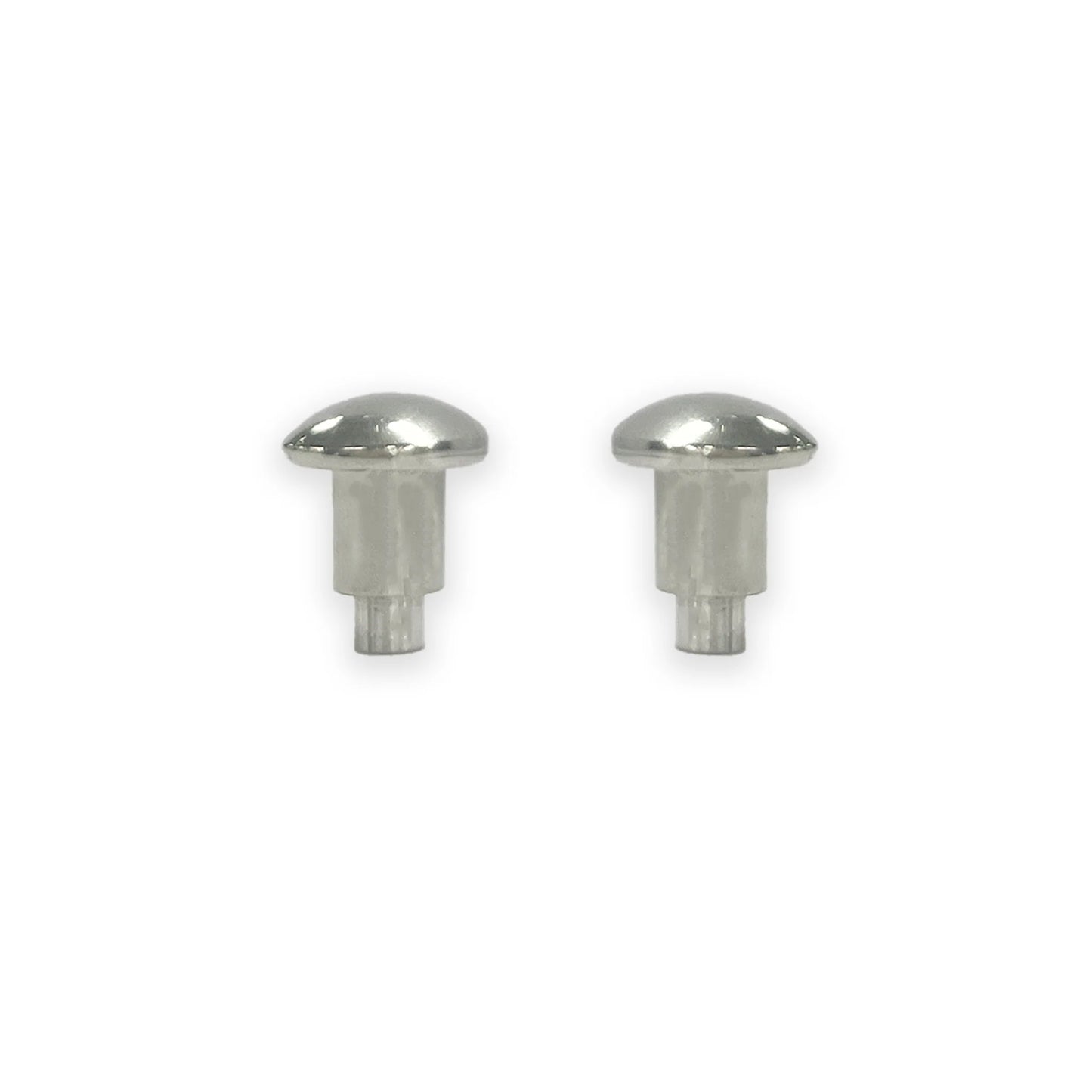 Ezy Ride Spur Buttons (Pair) Stainless Steel - EZSBUTTONSS