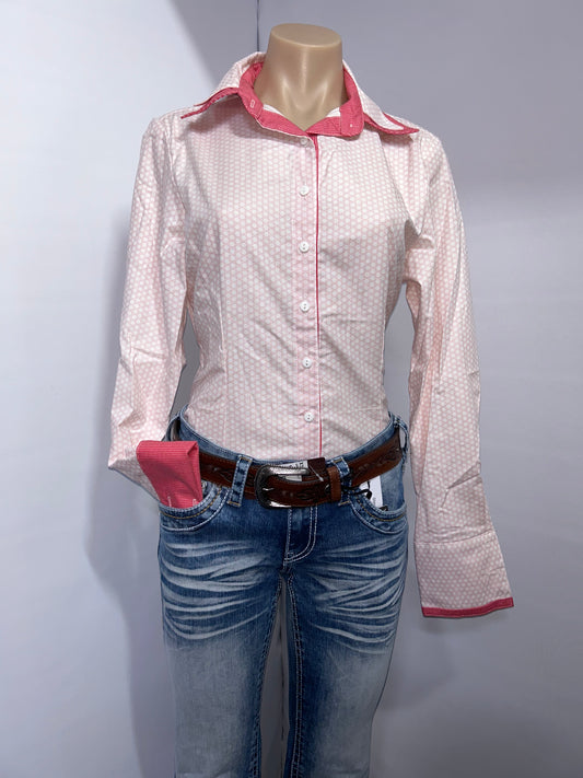 Netties Ladies Hannah Fitted L/S Shirt