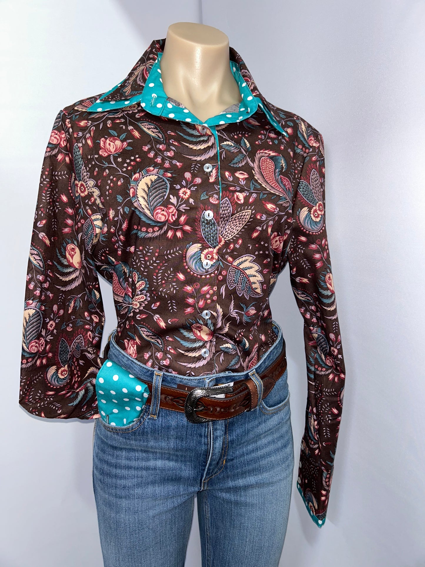 Netties Ladies Inaya Fitted L/S Shirt