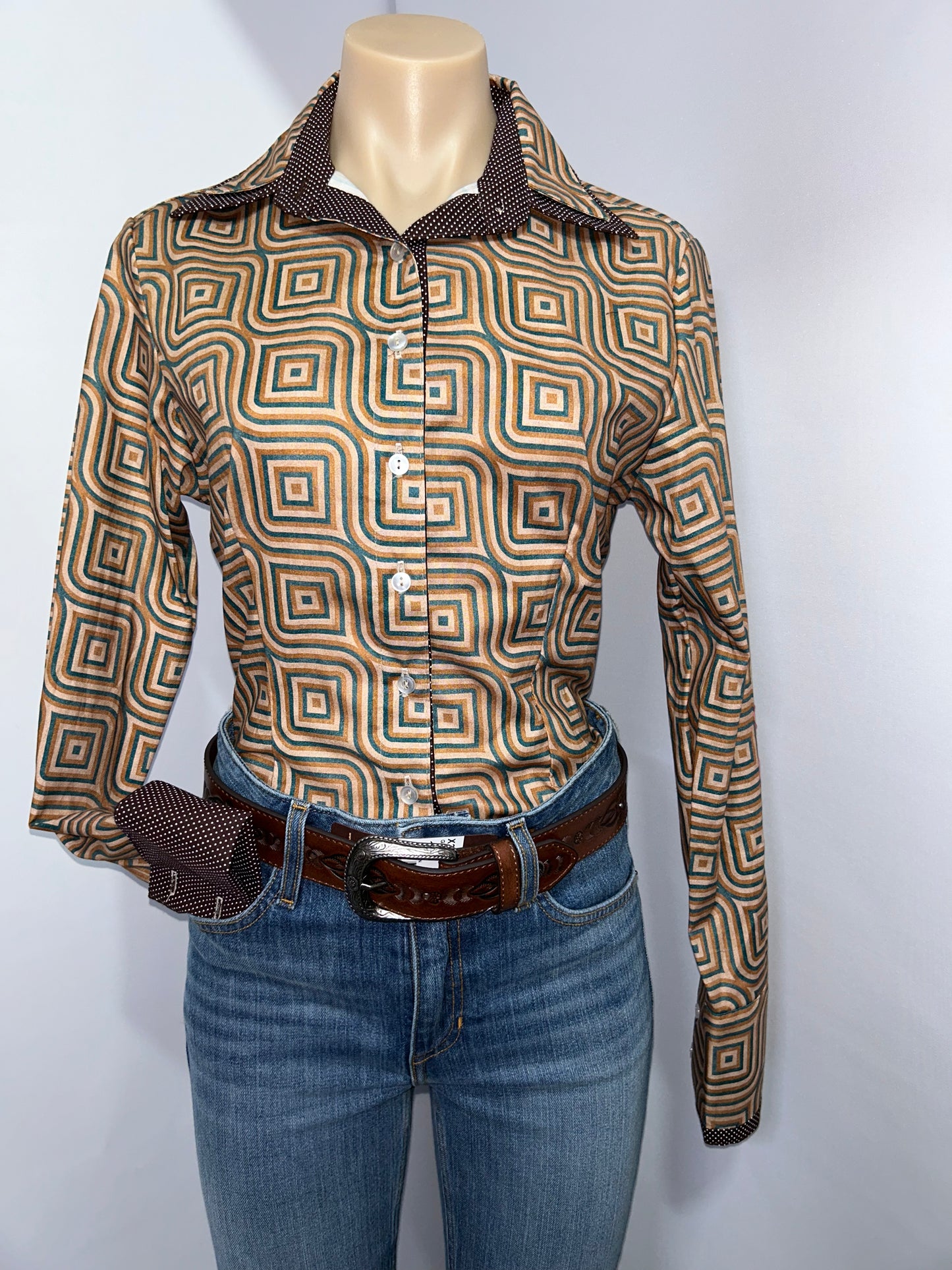 Netties Ladies Zoie Fitted L/S Shirt