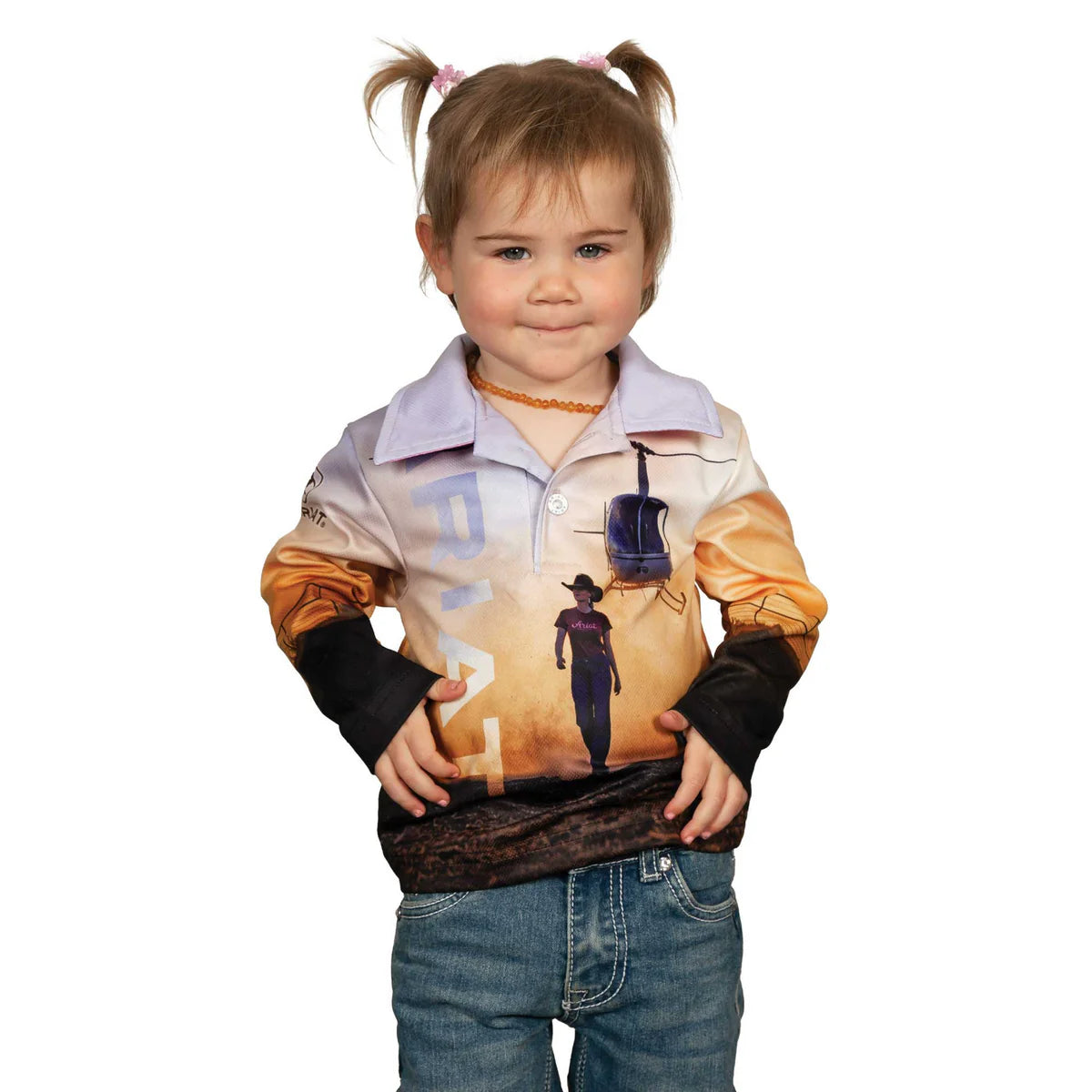 Ariat Kids Fishing Shirt - Outback Cowgirl - 3005CLSP