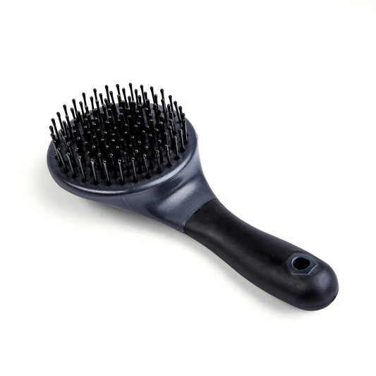 Shires EZI-GROOM Grip Mane & Tail Brush Black - SEEG1366BK