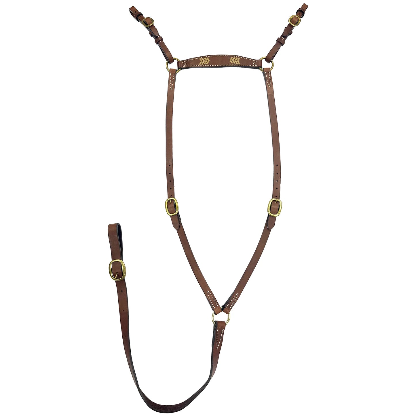 Ezy Ride Stockman Breastplate with Arrow Chestnut - BRMC3994ZCH