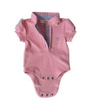 Little Windmill Kiki Baby Pink Polo Romper