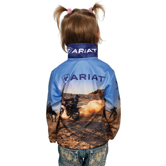 Ariat Kids Fishing Shirt - Lets Ride - 4014CLSP