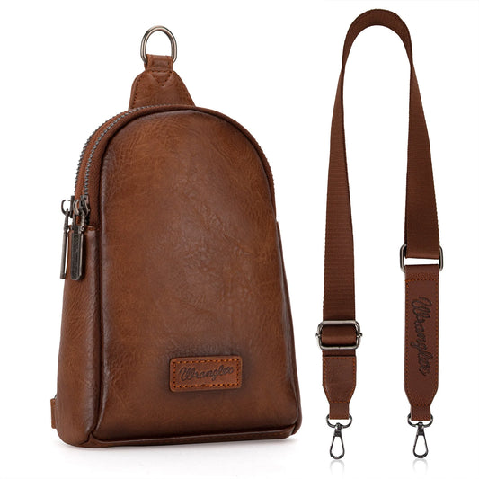 Wrangler Sling Bag/Crossbody/Chest Bag - Brown - WG87210ABR
